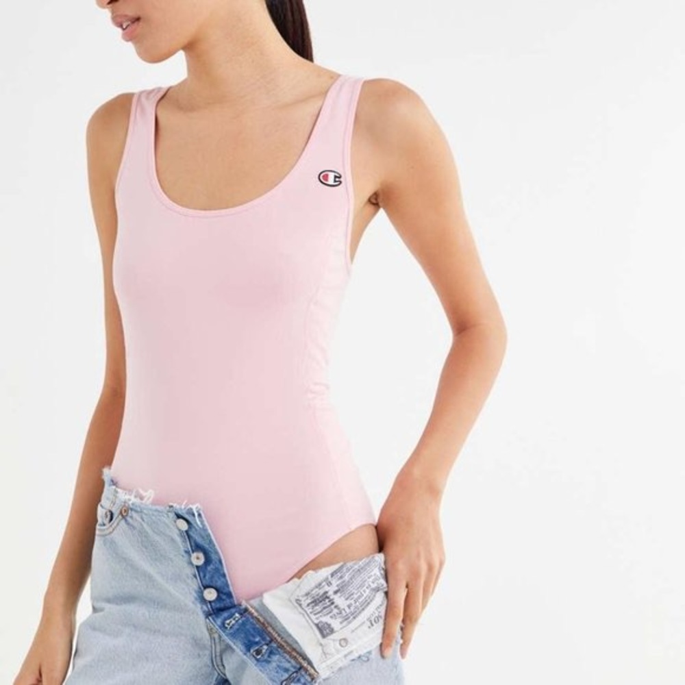 Pink Champion Bodysuit